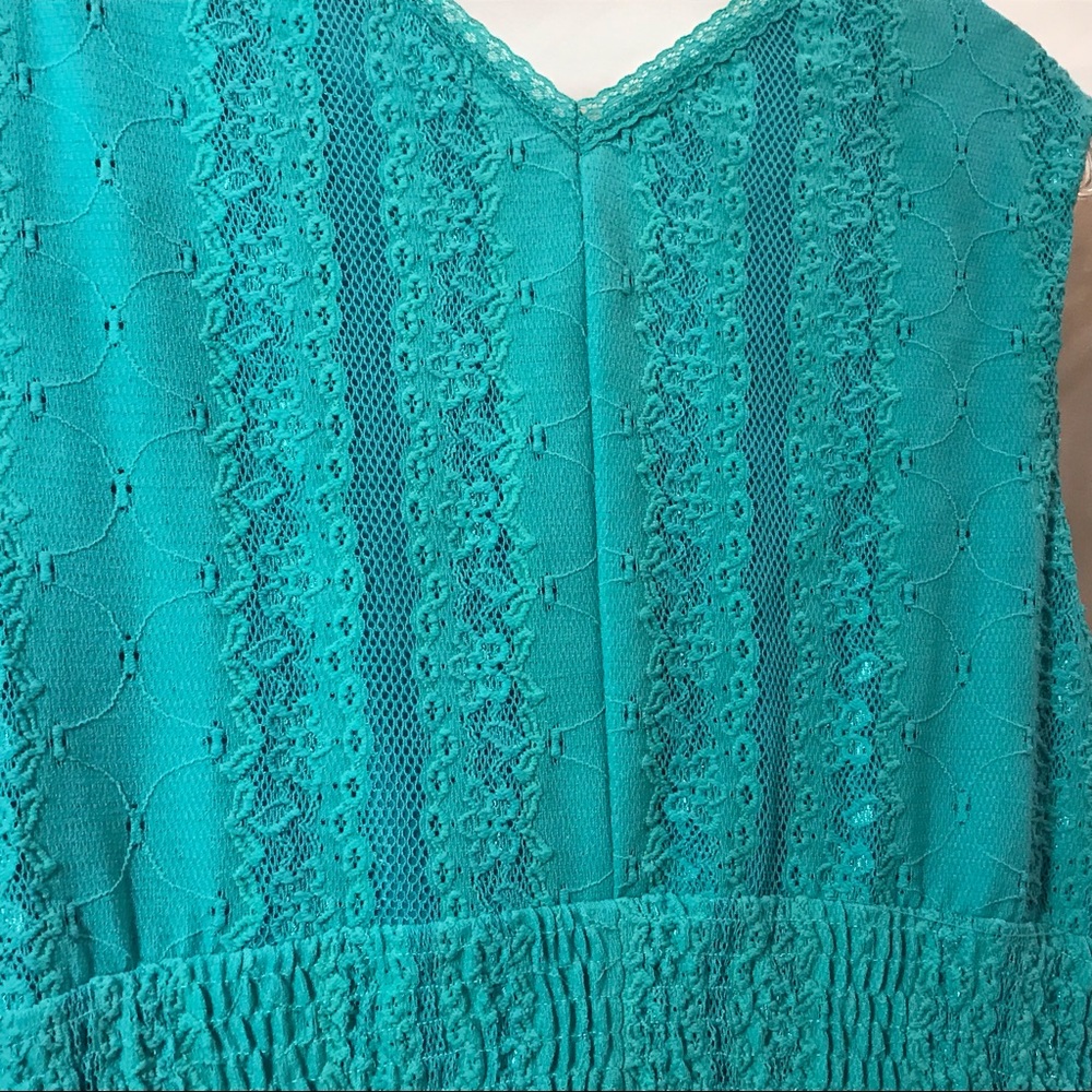 Rabbit Rabbit Rabbit  Design Green Lace Dress - Picture 5 of 8